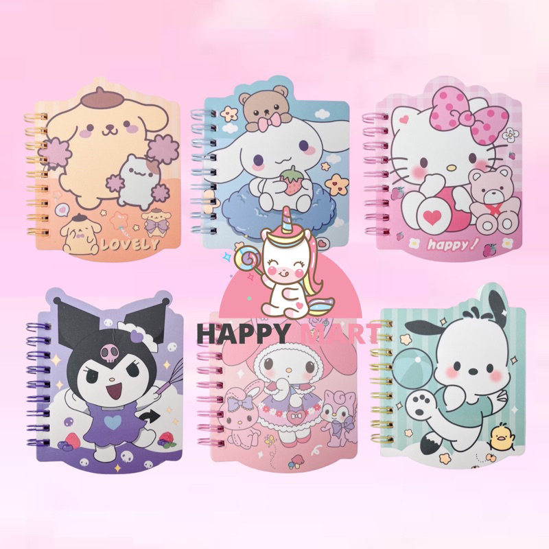 

Notes sanrio HOBBY kuromi / melody / cinnamoroll