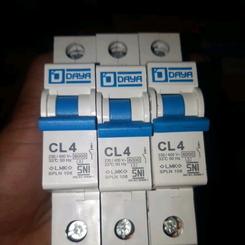 MCB 1 Phase Daya Original PLN 2A - 16A