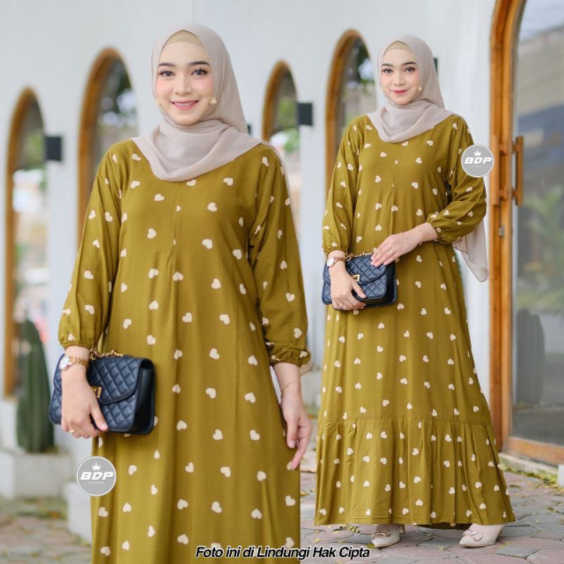GAMIS BUSUI TERBARU BUMIL RESLETING DEPAN | IBU MENYUSUI GAMIS SANTAI REALPICT LENGAN PANJANG