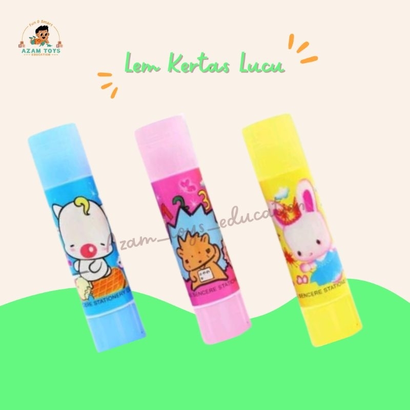 

Lem kertas lucu