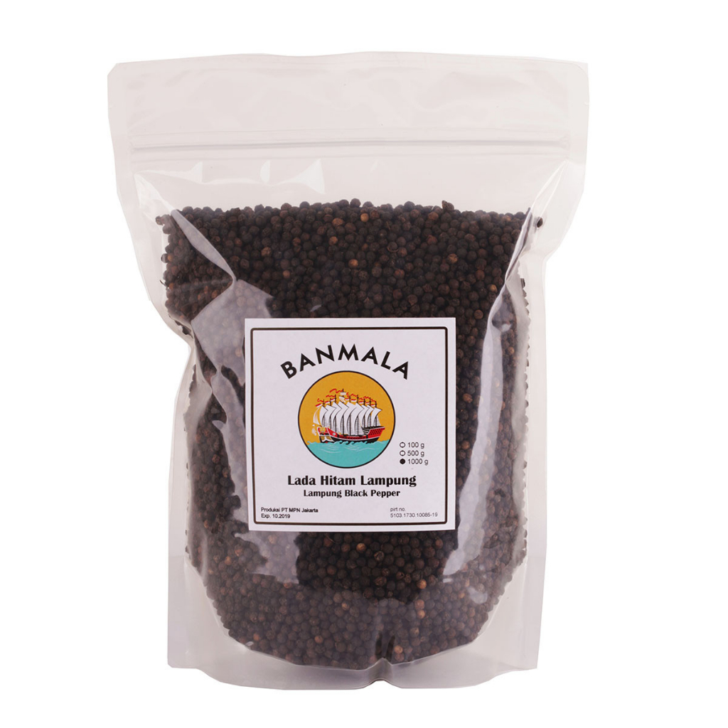 

BANMALA Lada hitam Halus & Biji 500g Premium Asli Indonesia - Untuk Berbagai Macam Masakan