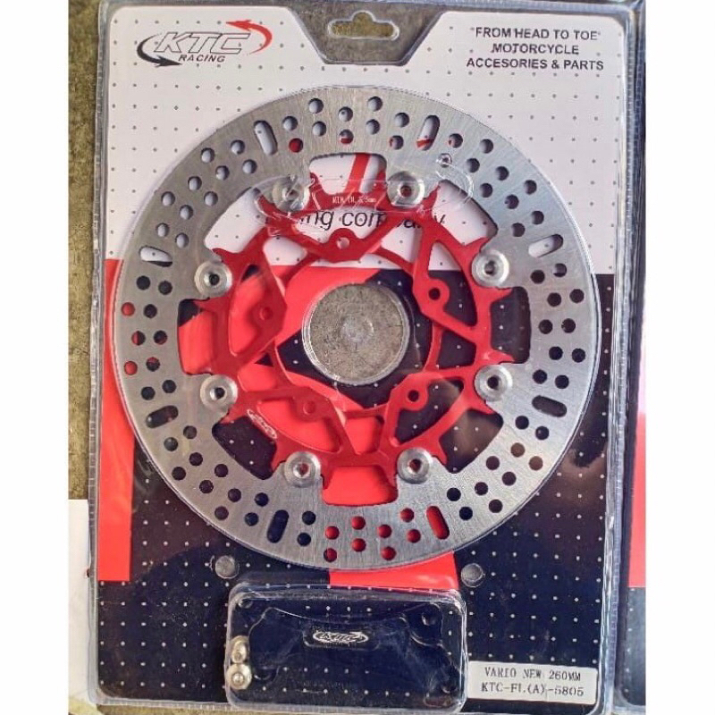 Piringan Cakram Depan KTC Disk 260MM Vario 150 New Lubang 5 Original Disc Vario150 260 MM KTC CNC