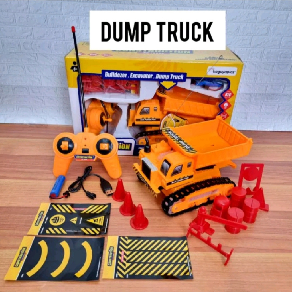Mainan RC Construction Truck Dump Remote Control KGP 7080 Murah / Mainan Anak RC Remote Control Dump
