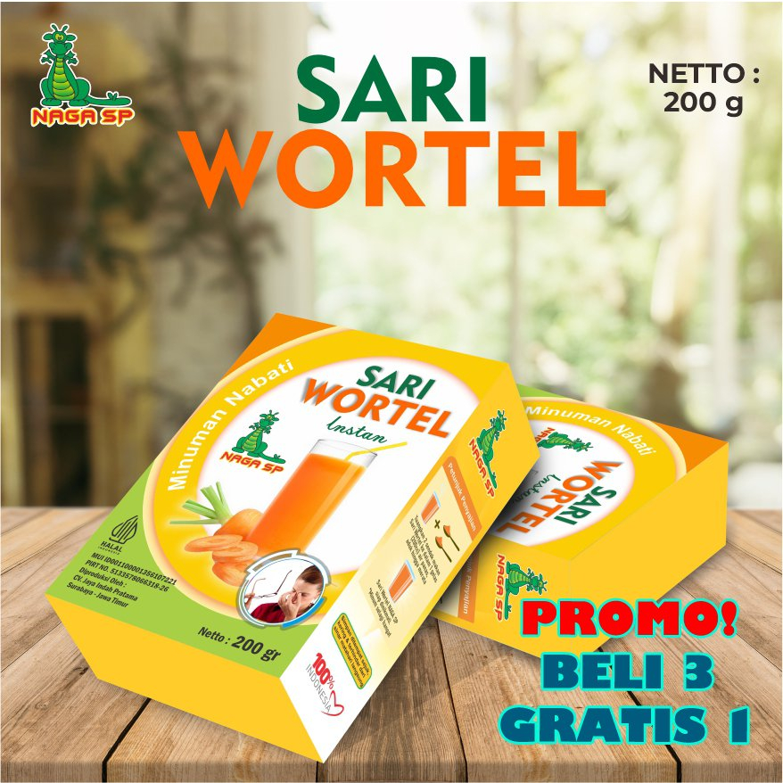

Sari Wortel Vitamin mata minus mencerahkan kulit