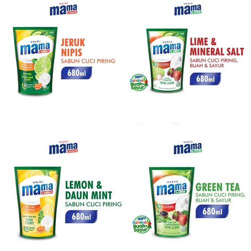 Mama lemon 680ml/sabun pencuci piring mama lemon 680ml