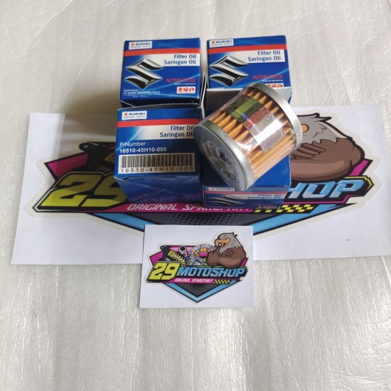 Filter Oli Saringan Oli Suzuki GSX R S Bandit 150 Shooter Smash Titan