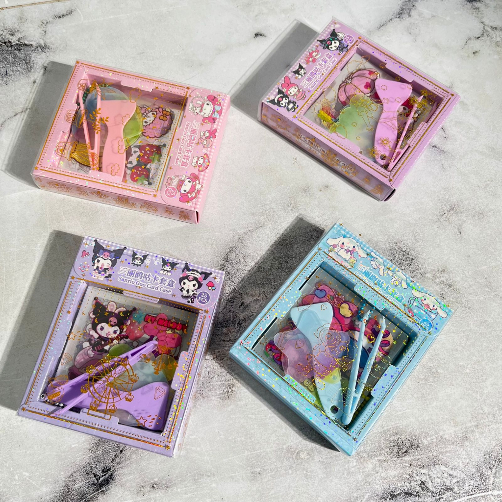 

Sticker Box Motif Sanrio CYW 1 Set isi Stiker + Pinset + Perata + Gantungan Tempelan / Paket Sticker SANRIO ready Favorit Anak Harga Termurah Kualitas Premium Bisa COD