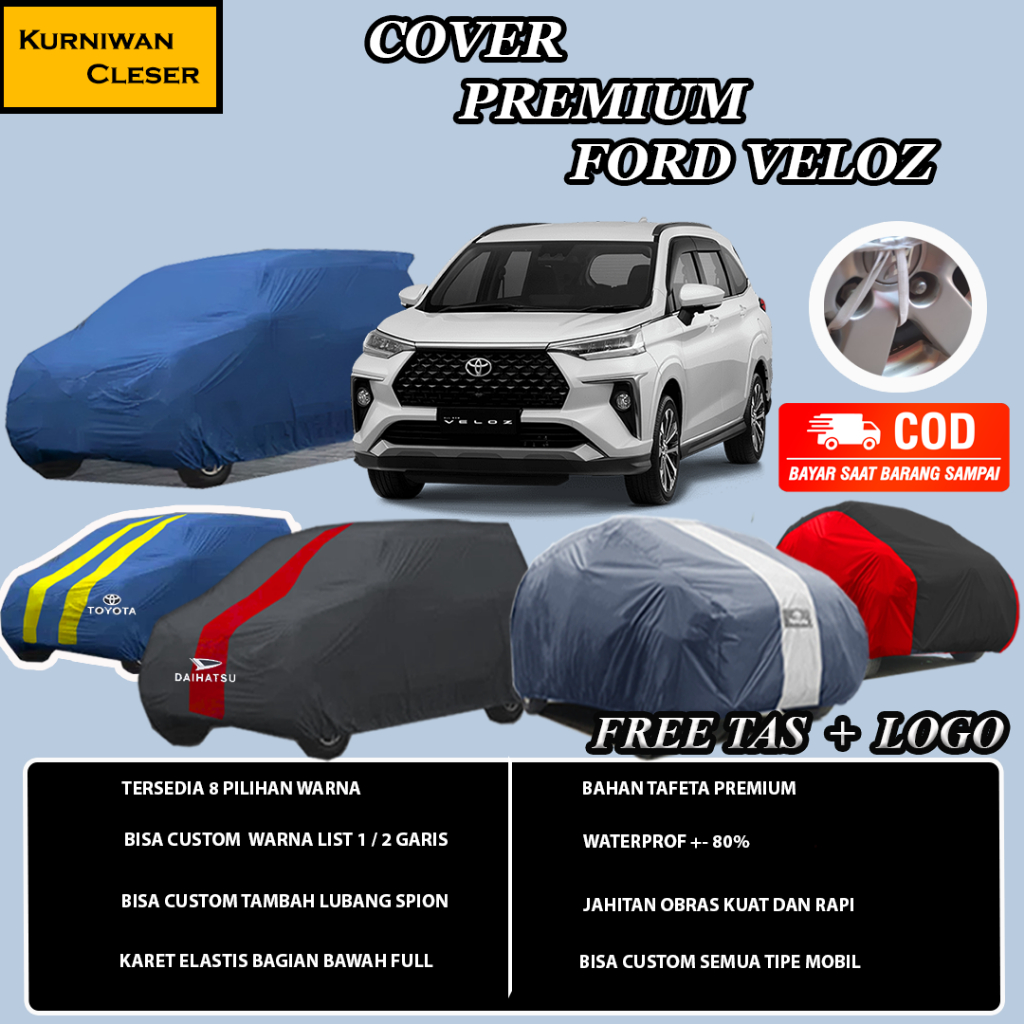 Body Cover Mobil Warna selimut sarung body cover mobil Avanza Xenia Penutup Mobil Avanza