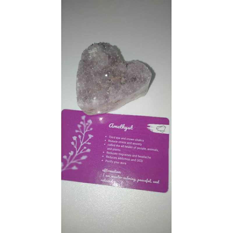 Batu Kristal Crystal Love Raw Amethyst