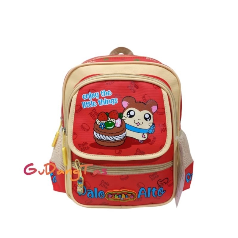 PALO ALTO tas ransel sekolah anak TK SPON Character  HAMTARO 41410P