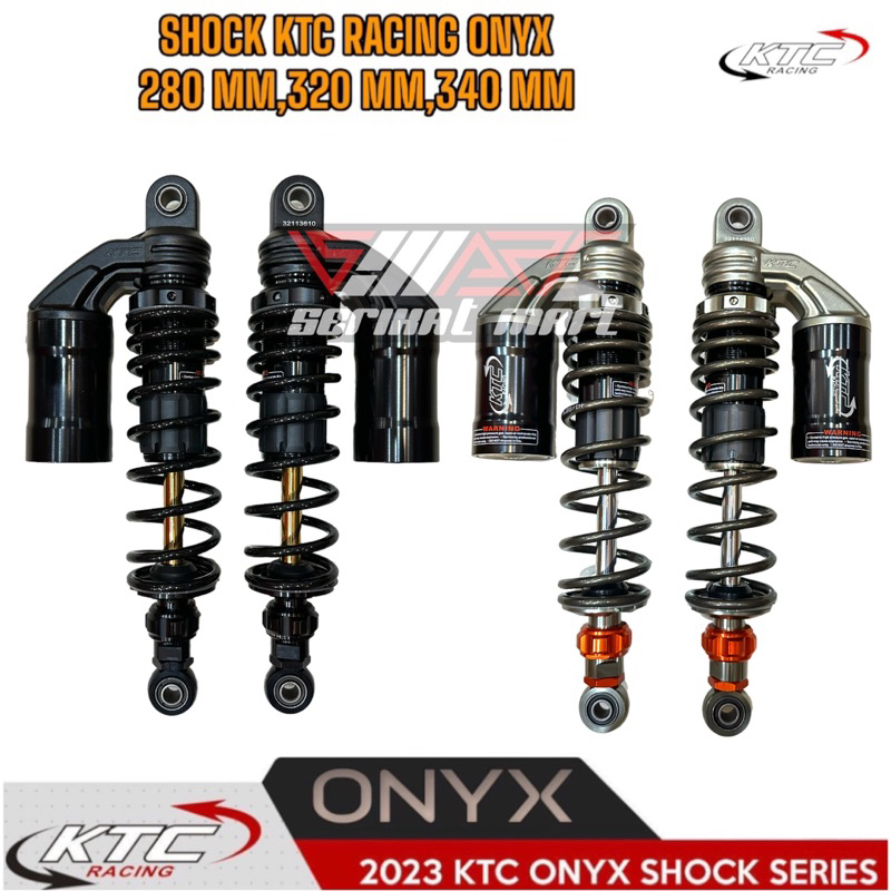 SHOCK KTC RACING ONYX SUPRA 340 MM , JUPITER 280 MM , KING 320 MM
