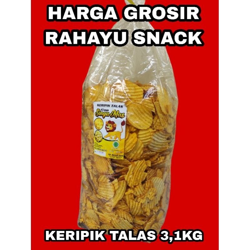 

TERMURAH keripik talas 3,1kg