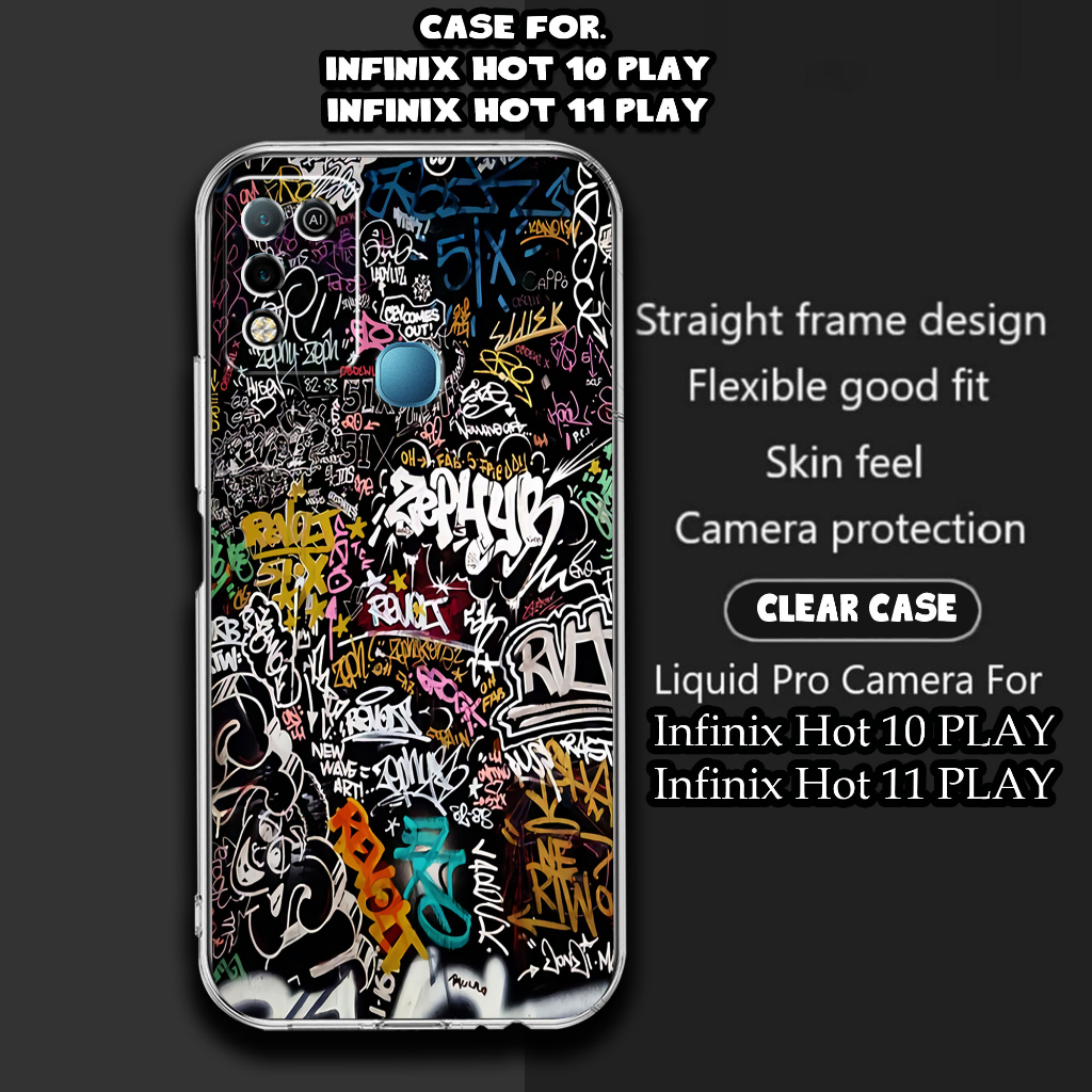 CASE Infinix HOT 11 PLAY / Infinix HOT 10 PLAY Motif [SWAG] TERLARIS CASING Infinix HOT 11 PLAY X688