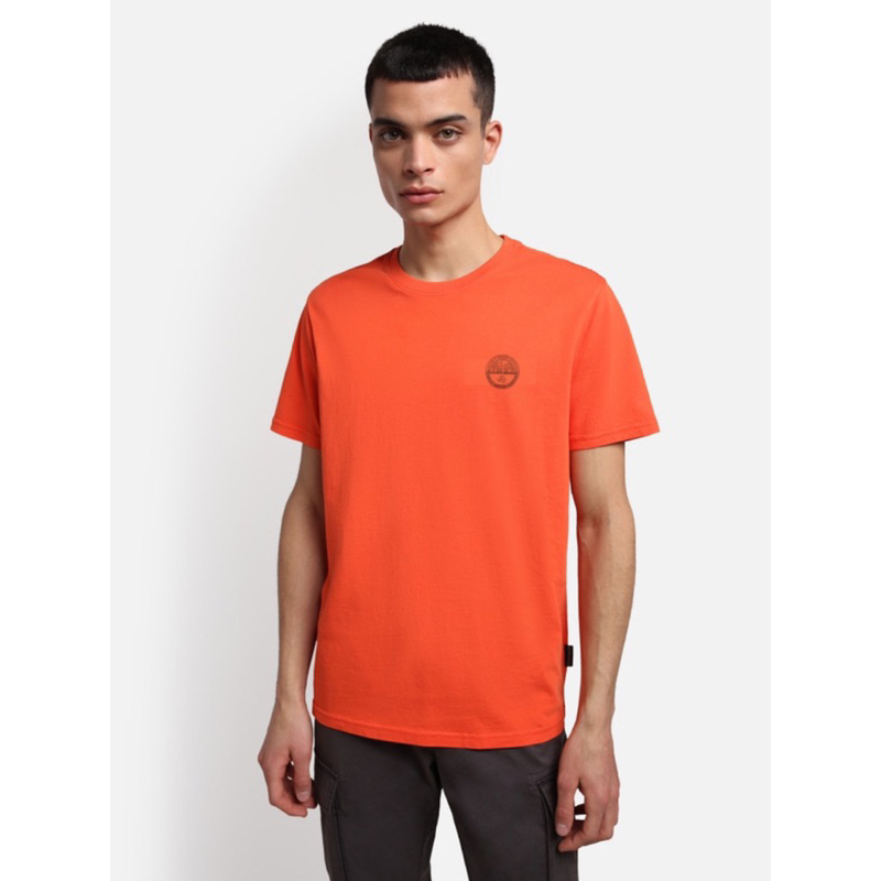 Napapijri Geographic Small Logo In Orange