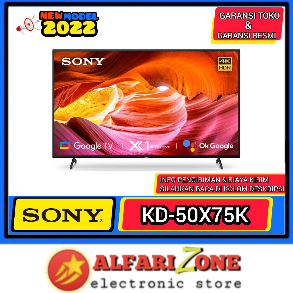 Sony KD-50X75K Smart tv sony 50 inch 4K 50X75K Google tv 50 tv 50