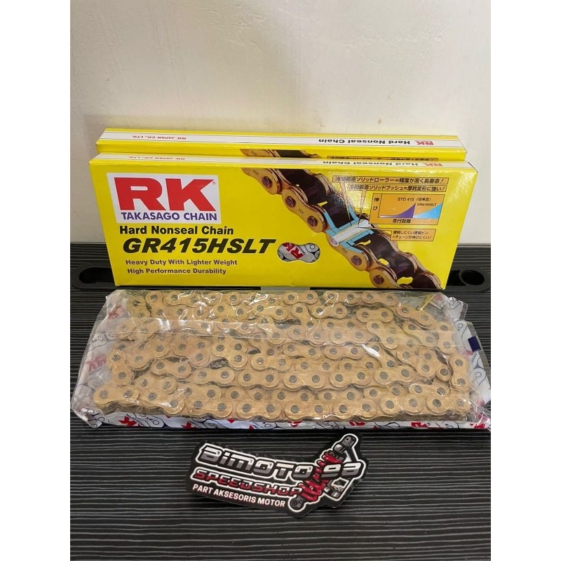RANTAI RK TAKASAGO CHAIN GOLD 415 HSLT 130L ORIGINAL