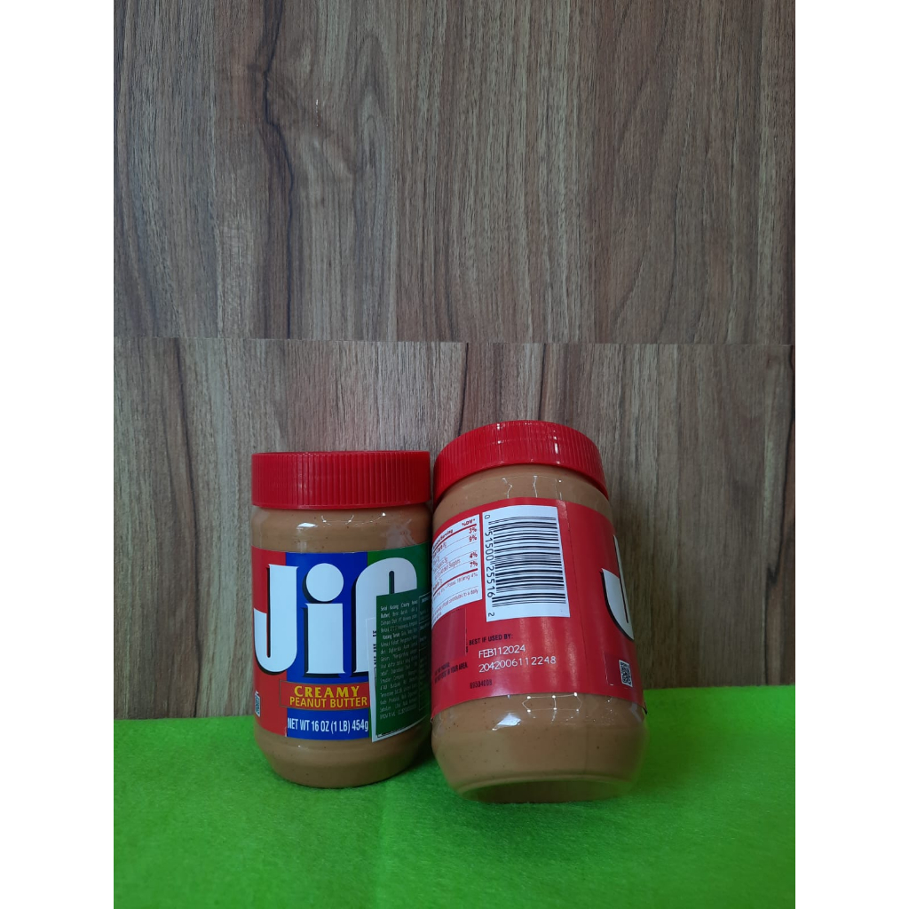 

JIF CREAM PEANUT BUTTER 454gr