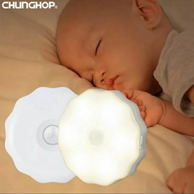 LAMPU TIDUR HIAS LED OTOMATIS SENSOR GERAK KAMAR TIDUR/DAPUR/KAMAR MANDI