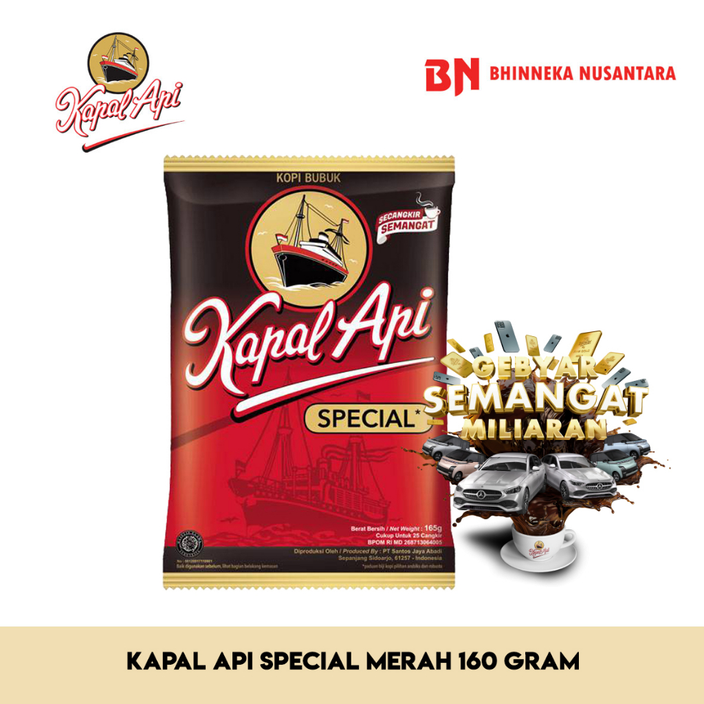 

Kapal Api Special Merah 150 Gram