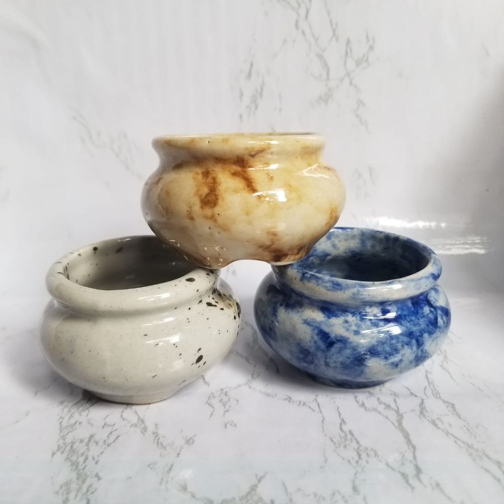 Pot keramik mini bulat JP153