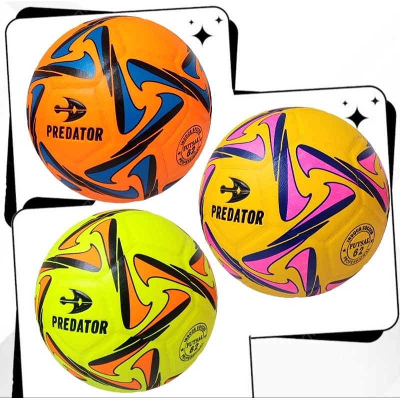BOLA FUTSAL PREDATOR 100% ORIGINAL MODEL PRESS SIZE 4