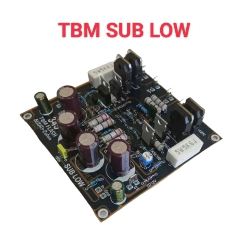 TBM SUB LOW 2 OMH driver power amplifier tbm sub low power bass