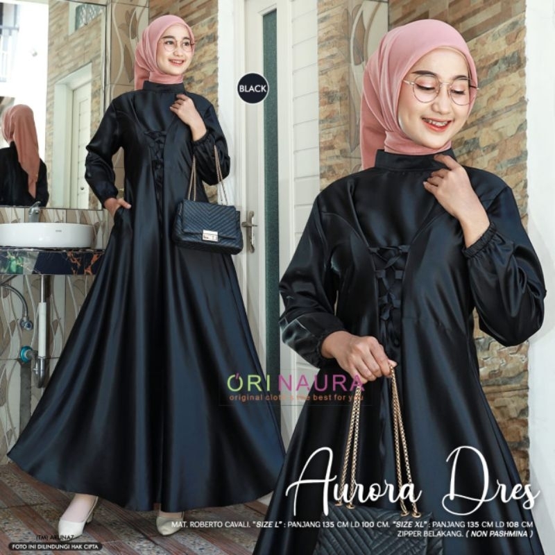 DRES KONDANGAN/DRES SATIN/AURORA DRES ORI NAURA