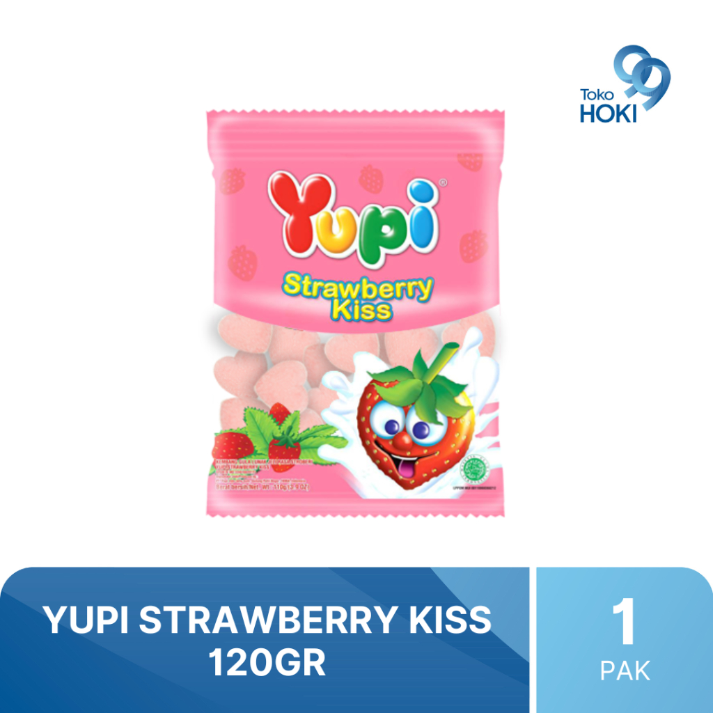 

YUPI STRAWBERRY KISS 120GR