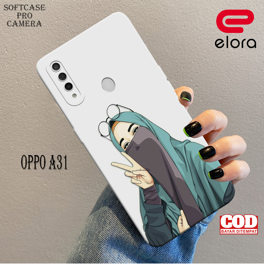 Case Hp Oppo A31 Terbaru - Elloraa.id - Casing Oppo A31 Motif Case Hijab - Kesing Oppo A31 - Softcas