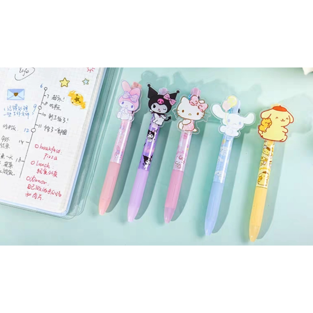 

Bolpoint/Pena/Pulpen Tinta 3 Warna Sanrio