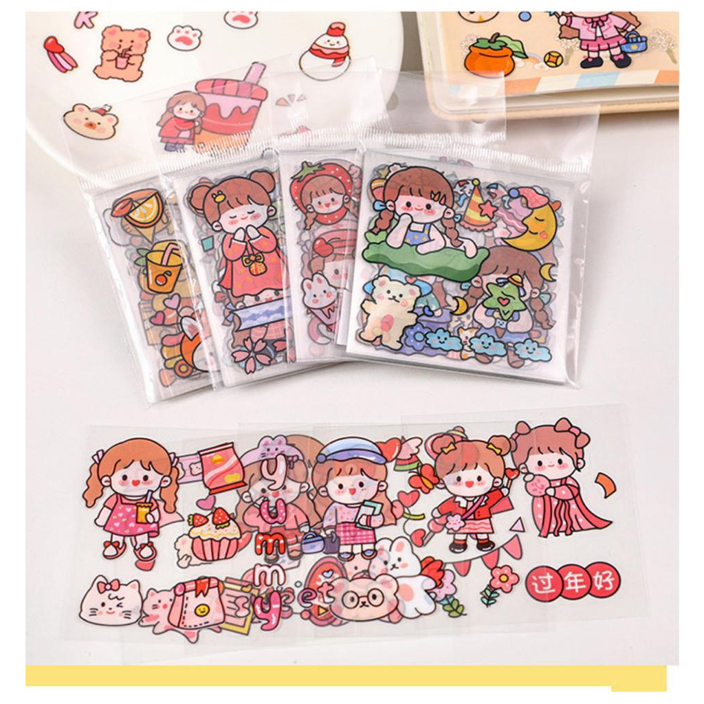 

Hagcshop Cut Sticker Botol Minum Notebook Anti Air Waterproof