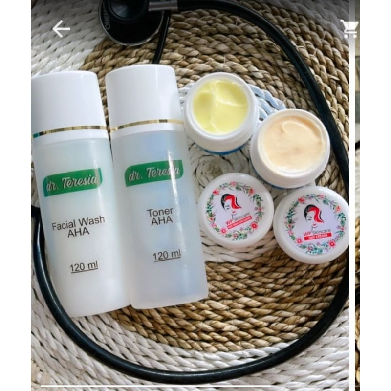 WP SKINCARE WHITENING GLOW BY DR.TERESIA BPOM RI (Untuk kulit normal)