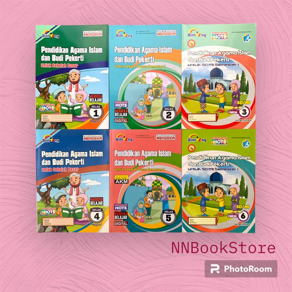 BUKU PENDIDIKAN AGAMA ISLAM DAN BUDI PEKERTI (PAI) [PENERBIT BINTANG] (SEMESTER 1) KELAS 1,2,3,4,5,6