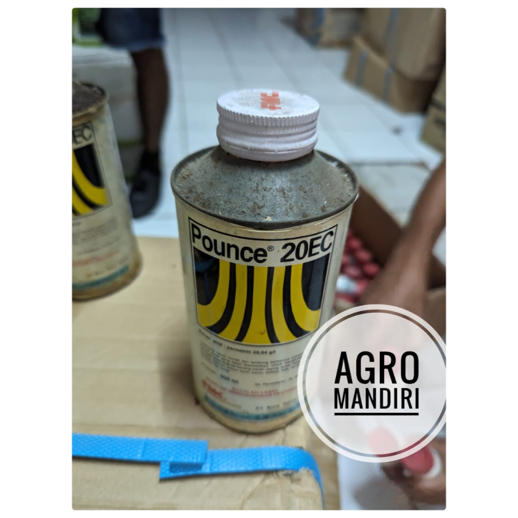 Pounce 20 EC 500 ml Insektisida Pembasmi Ulat Tungau Pengerek