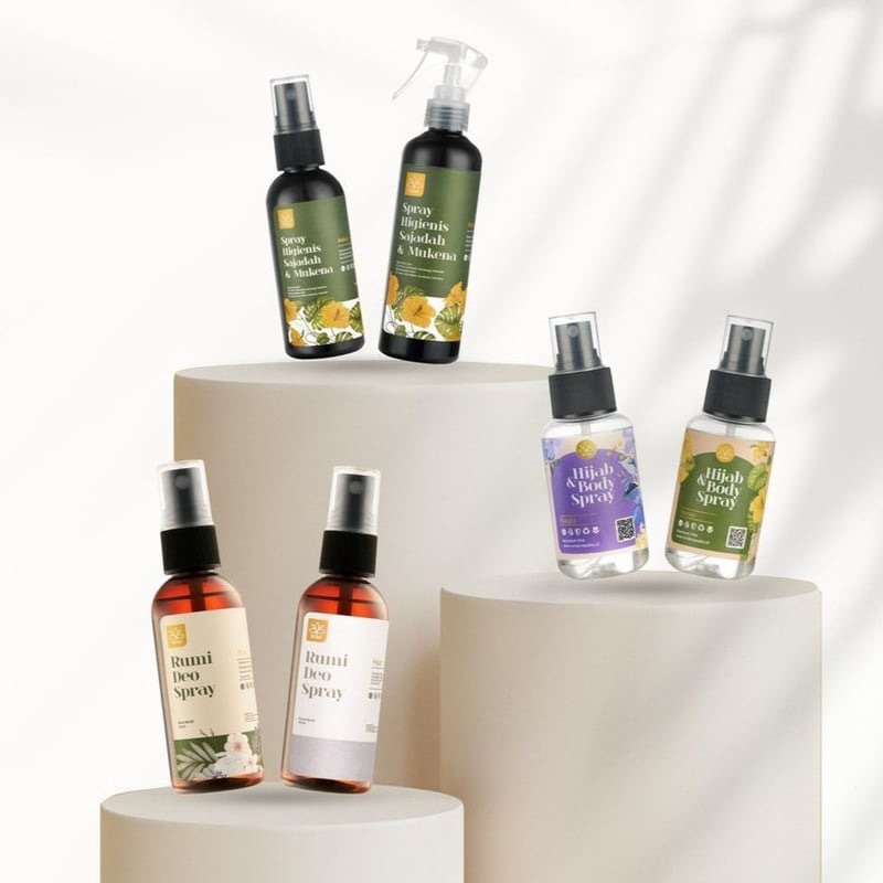RUMI LIMA WAKTU | Deo Spray Rumi| Hijab Spray | Higienis Sajadah