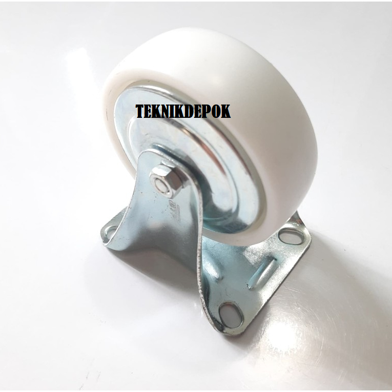 Roda Nylon 3 Inch Mati Roda Trolley Troli Roda Caster Gerobak Maju Mundur