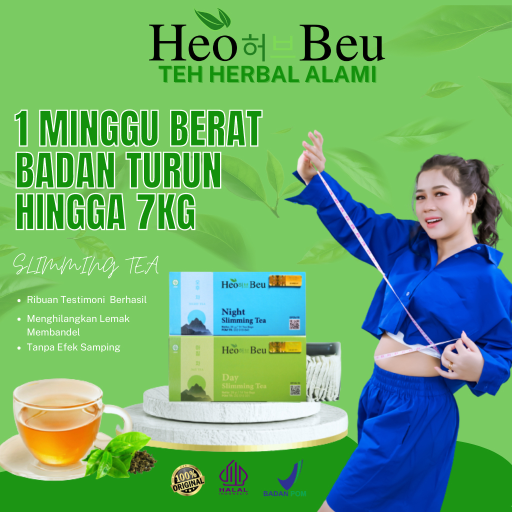 

Slimming Tea Heobeu The Diet Pembakar Lemak Penurun berat Badan Ampuh Cepat dan Bpom Original Official