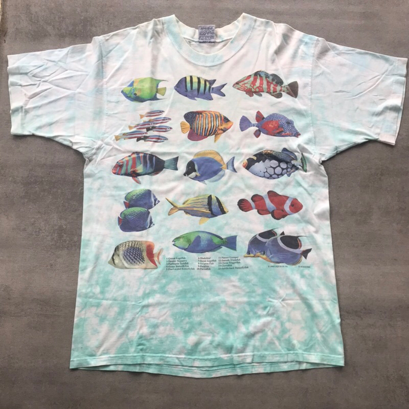 kaos vintage Liquid blue 1996