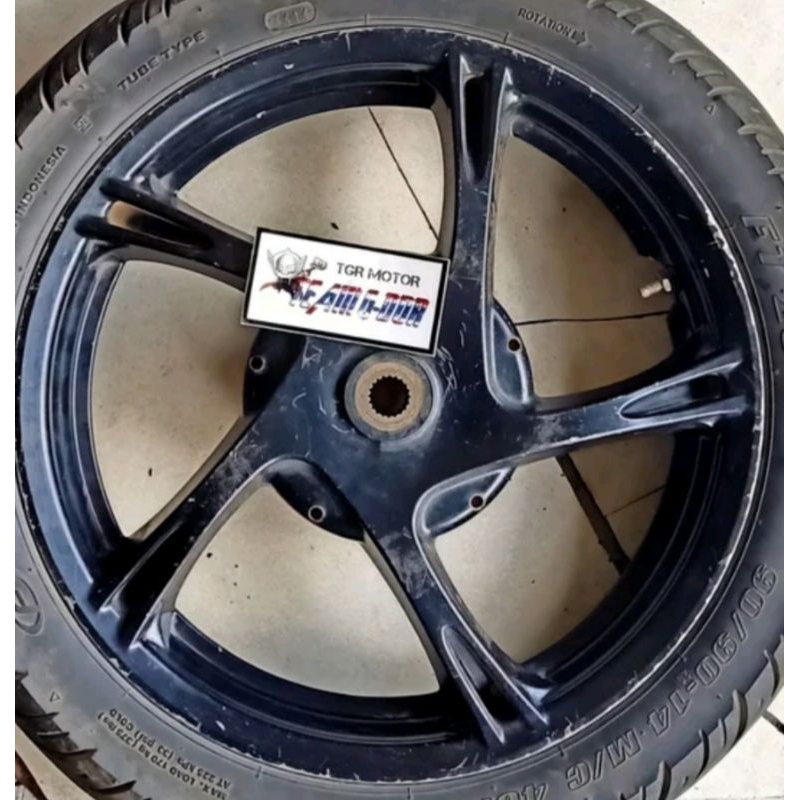 velg velk belakang original ori mio j gt soul gt fino 115 pnp mio sporty mio soul fino karbu bekas