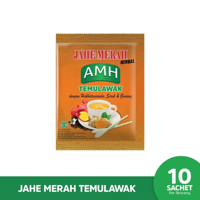 

Jahe Merah AMH Temulawak Plus Habbatussauda Ginseng Madu