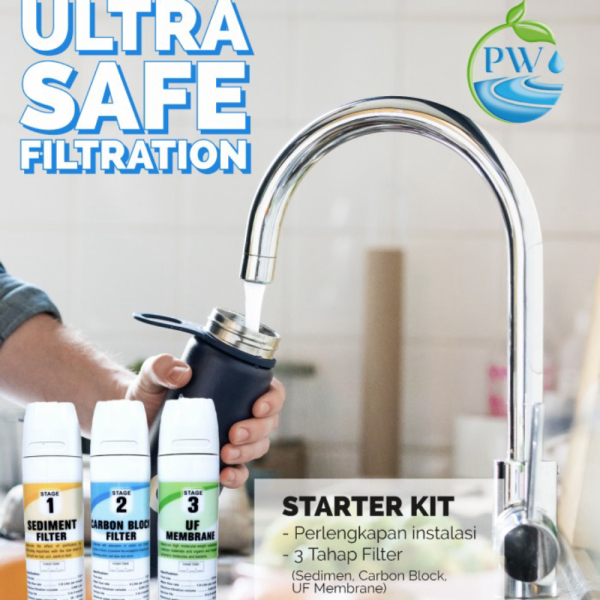 Promo FILTER AIR MINUM ULTRA SAFE PENGGANTI AIR GALON LANGSUNG DARI KRAN Limited