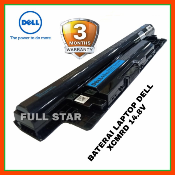 Promo Baterai Laptop Dell Inspiron XCMRD 14-3000 14R 15R 3421 5421 5473 Berkualitas