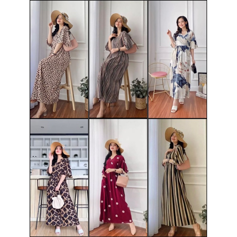 VIOLA dress kimono busui/ dress daster/ baju dress/ kimono