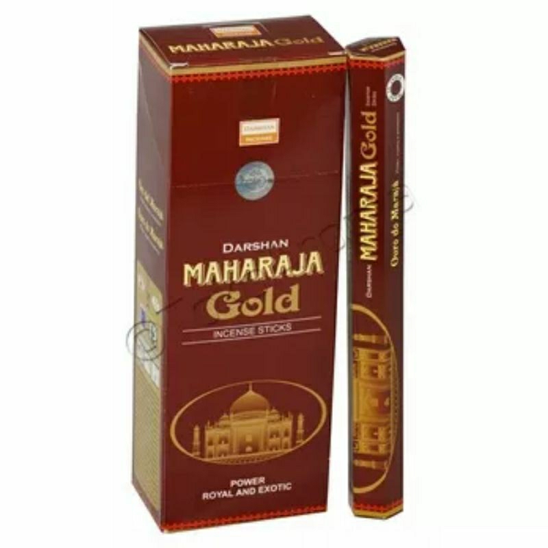 Dupa Stik Lidi Maharaja Gold 20 Stick Darshan India Kualitas Bagus Pengharum Ruangan