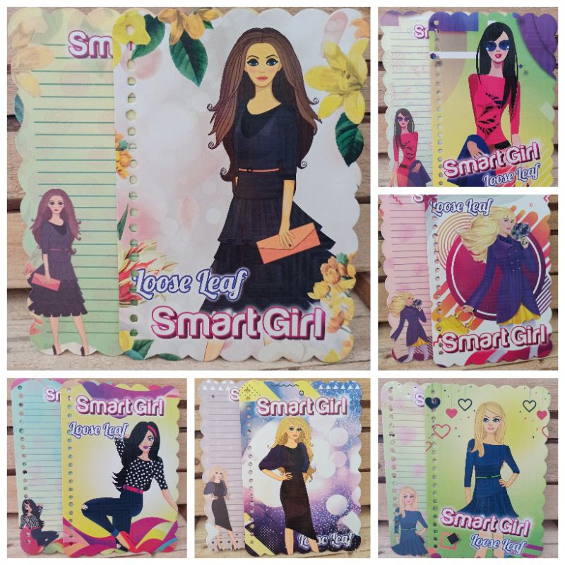 

20LEMBAR ISI BINDER A5 20 LUBANG MOTIF FASHION / LOOSE LEAF UKURAN A5 GAMBAR