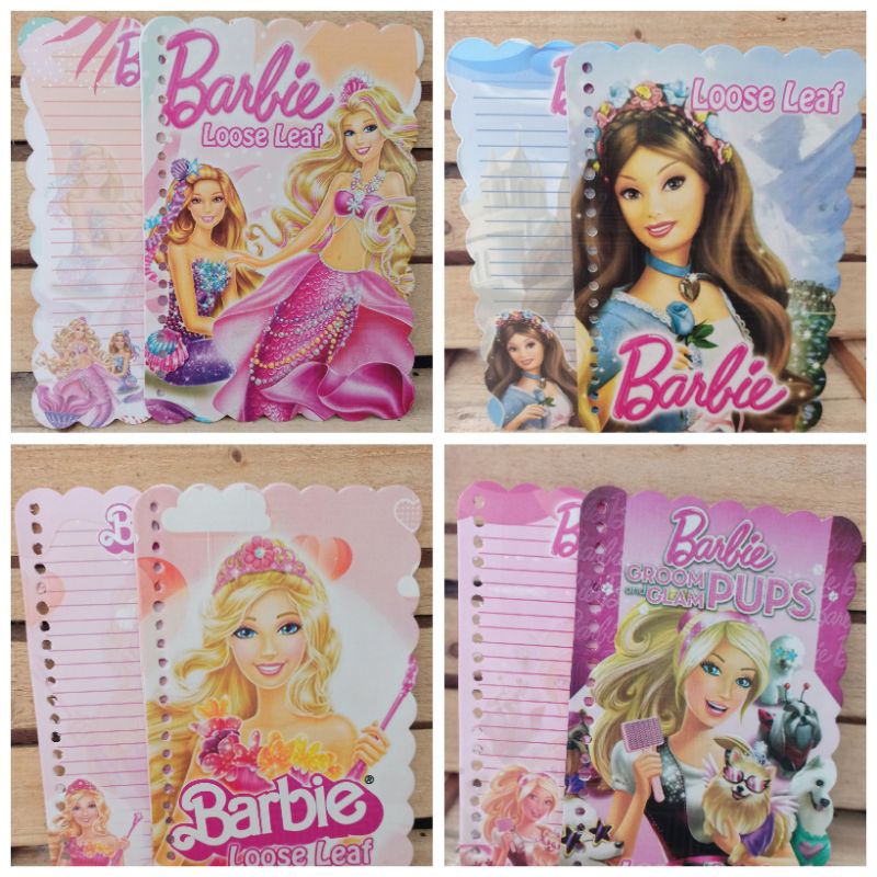 

20LEMBAR LOOSE LEAF A5 BARBIE/ PRINCES/ DISNEY/ 20 LUBANG