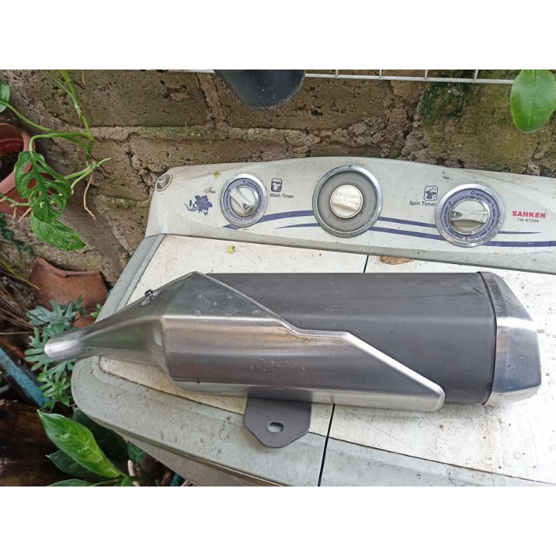 Slencer ninja 250 fi ninja 250fi injeksi silencer knalpot original ori copotan standar kelengkapan s