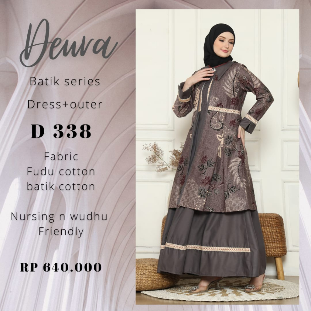 Batik Series Deura  338 - 342 / Deura / Setelan kekinian
