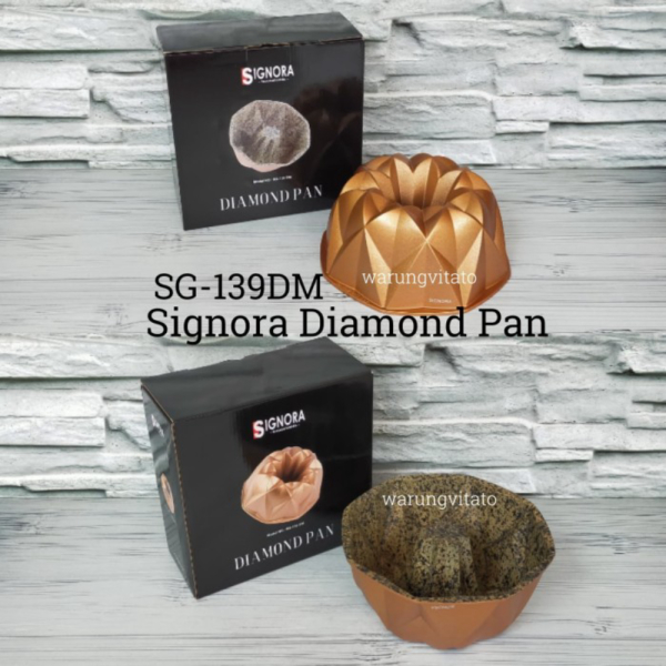Promo SIGNORA DIAMOND PAN LOYANG KUE GRANITE COATING SIGNORA DIAMOND PAN Berkualitas