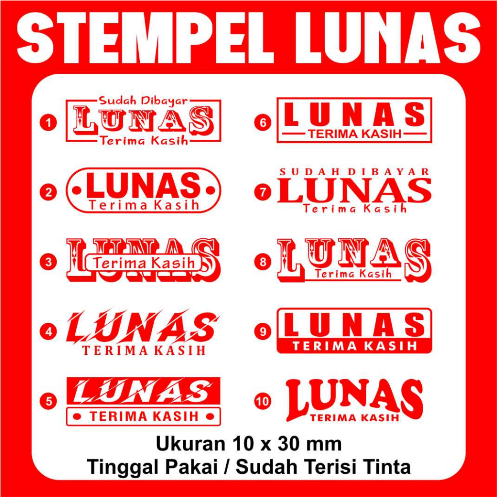 

STEMPEL LUNAS OTOMATIS KOTAK